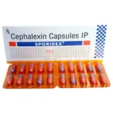 Sporidex 500 Capsule 10's, Pack of 10 CAPSULES