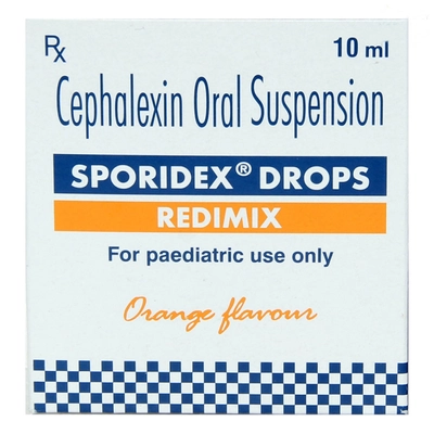 Sporidex Redimix Orange Drops 10 ml, Pack of 1 ORAL DROPS