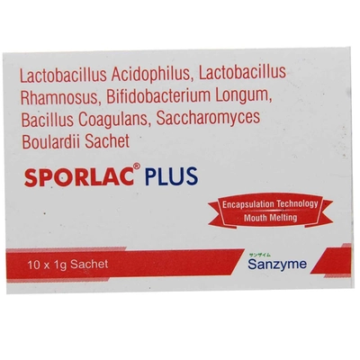 Sporlac Plus Sachet 1 gm, Pack of 1 SACHET