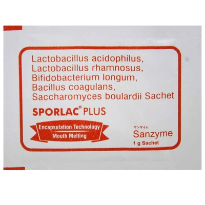 Sporlac Plus Sachet 1 gm, Pack of 1 SACHET