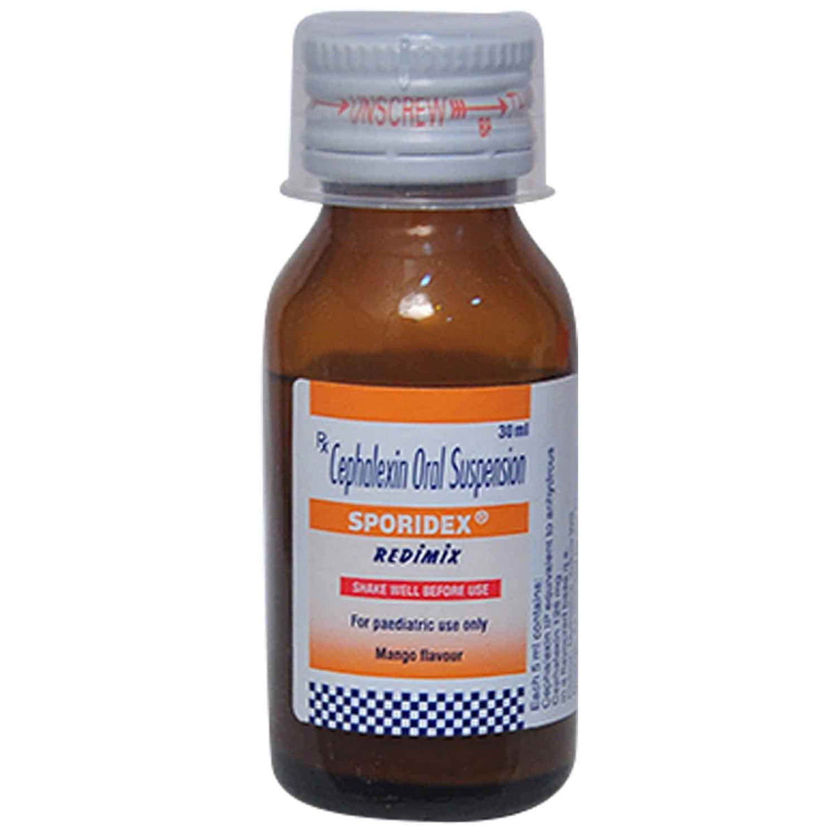 Buy Sporidex 125mg Syrup 30 ml Online