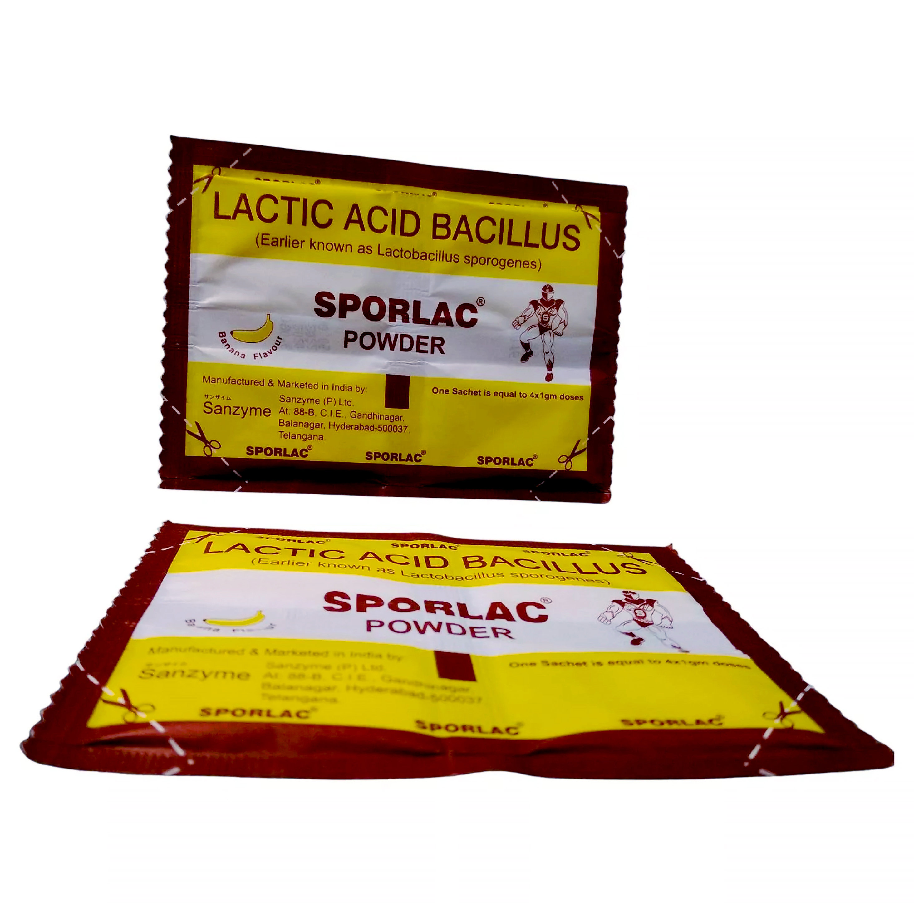 Sporlac Banana Sachet 1's, Pack of 1 POWDER Sporlac Banana Sachet 1's, Pack of 1 POWDER