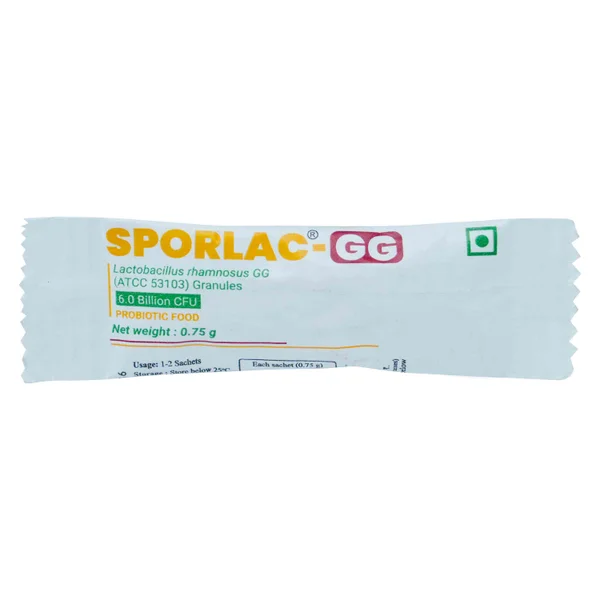 Sporlac-GG 6 B.Cfu Granules 0.75 gm