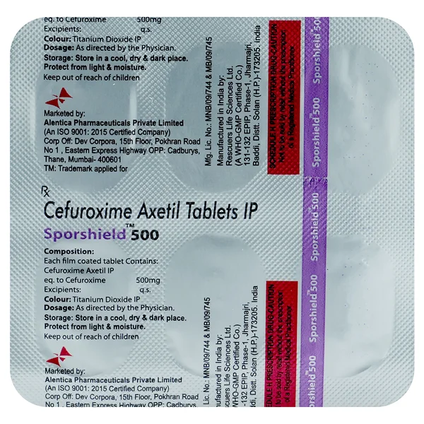 Sporshield 500 Tablet 6's