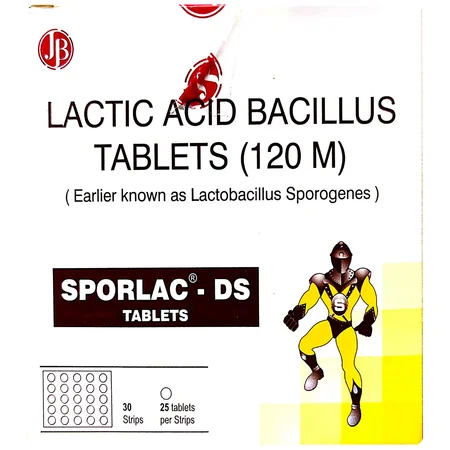 Sporlac-DS Tablet 25's