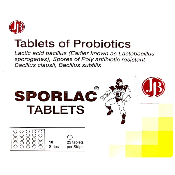 Sporlac Tablet 25's