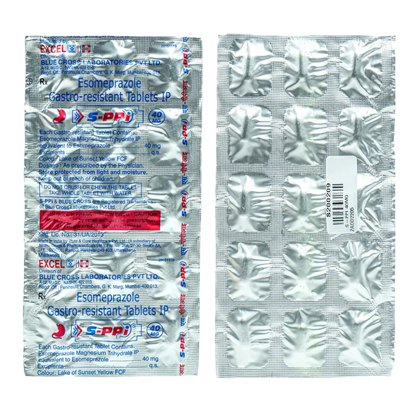 S-PPI 40 mg Tablets 15's