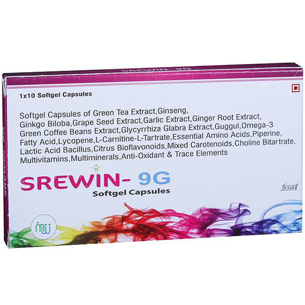 Srewin-9G Softgel Capsule 10's, Pack of 10 Srewin-9G Softgel Capsule 10's, Pack of 10