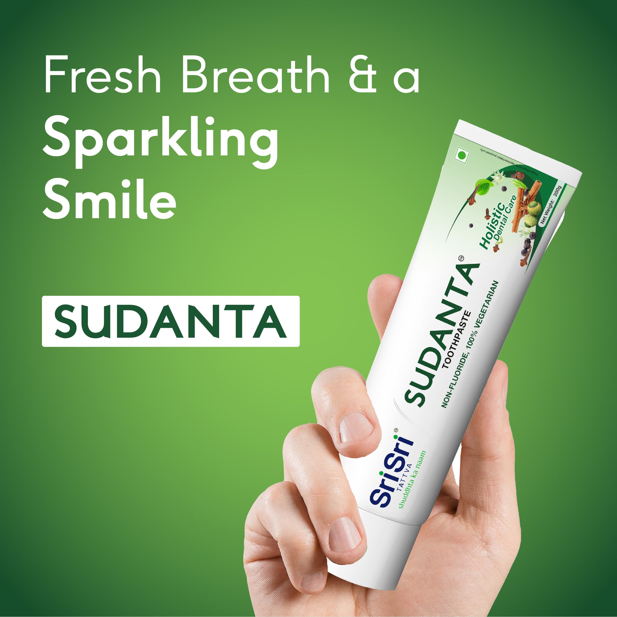 Sri Sri Tattva Sudanta Toothpaste, 200 gm, Pack of 1 Sri Sri Tattva Sudanta Toothpaste, 200 gm, Pack of 1