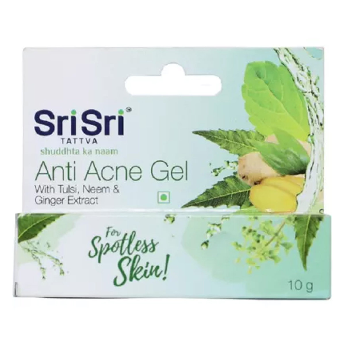 Sri Sri Tattva Anti Acne Gel 10 gm | With Tulsi, Neem & Ginger Extract | Cure Acne | Reduces Scars & Dark Spots | Give Spotless Skin, Pack of 1 Sri Sri Tattva Anti Acne Gel 10 gm | With Tulsi, Neem & Ginger Extract | Cure Acne | Reduces Scars & Dark Spots | Give Spotless Skin, Pack of 1