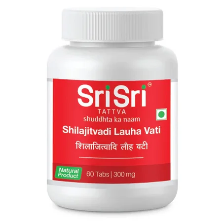 Sri Sri Tattva Shilajitvadi Lauha Vati 300 mg, 60 Tablets
