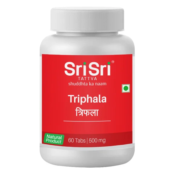 Sri Sri Tattva Triphala 500 mg, 60 Tablets, Pack of 1