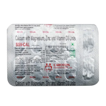 SSV Cal Tablet 10's