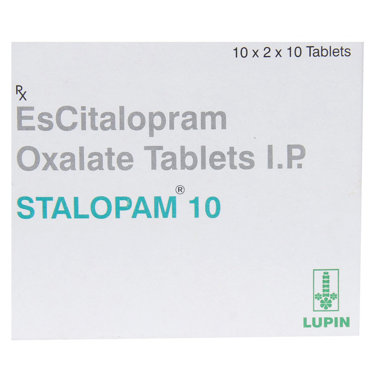 Stalopam 10 Tablet 10's, Pack of 10 TABLETS Stalopam 10 Tablet 10's, Pack of 10 TABLETS