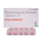 Stalopam 20 Tablet 10's, Pack of 10 TABLETS