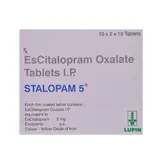 Stalopam 5 Tablet 10's, Pack of 10 TABLETS