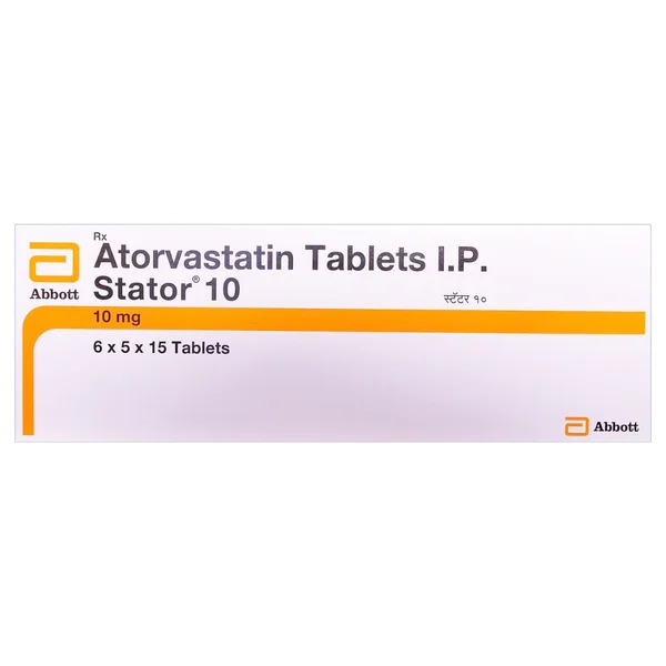 Stator 10 Tablet 15's, Pack of 15 TABLETS