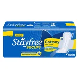 Stayfree Secure Cottony Soft Cover Regular Pads, 18 Count, Pack of 1