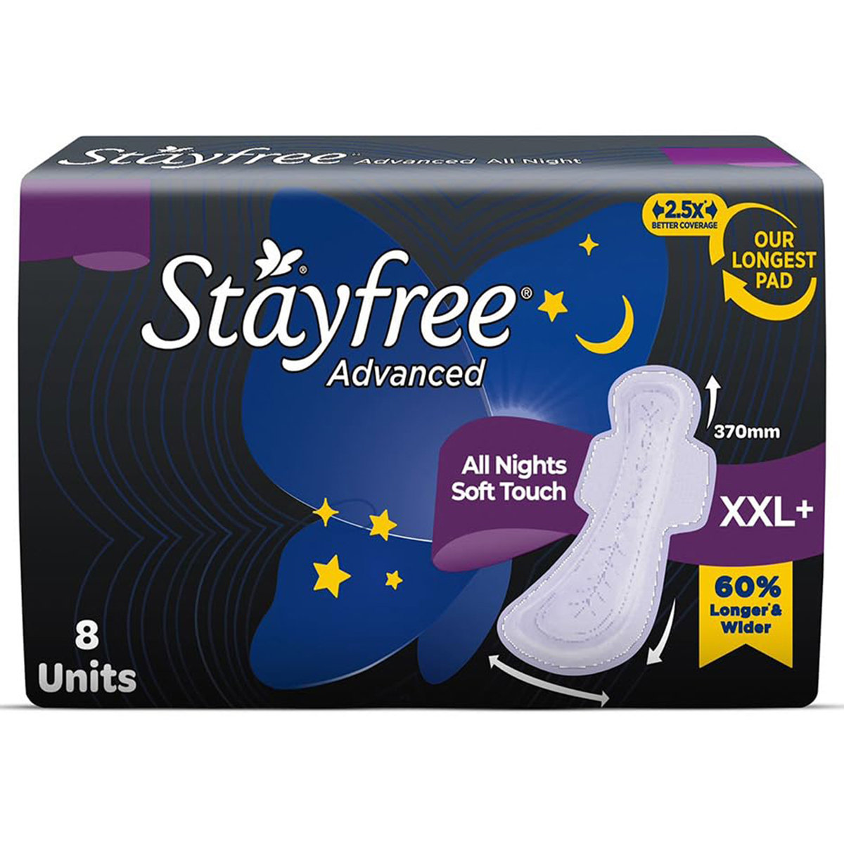Stayfree Ultra Thin Advanced Sanitary Pads, 8 Count, Pack of 1 Stayfree Ultra Thin Advanced Sanitary Pads, 8 Count, Pack of 1
