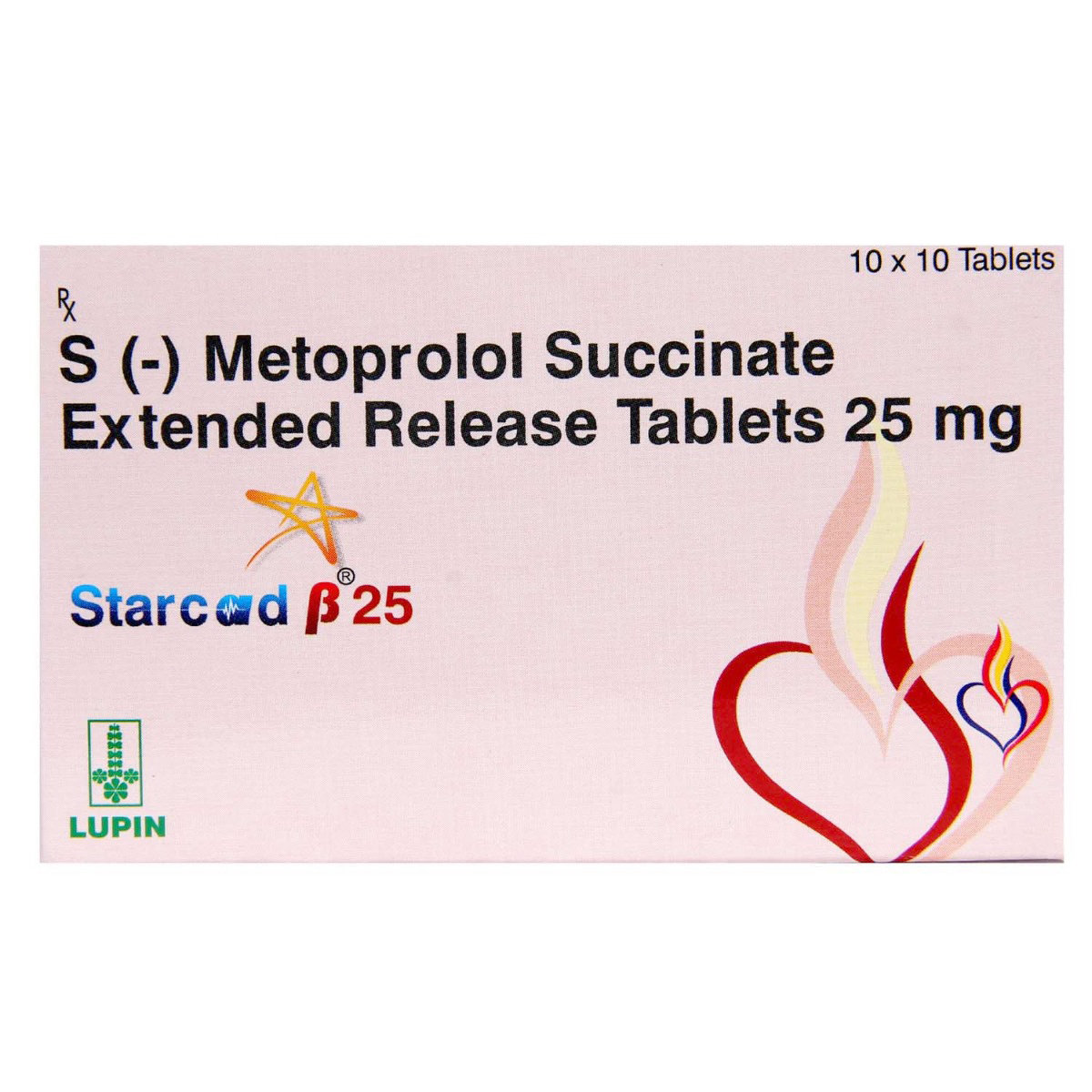 Starcad Beta 25 mg Tablet 10's, Pack of 10 TABLETS Starcad Beta 25 mg Tablet 10's, Pack of 10 TABLETS