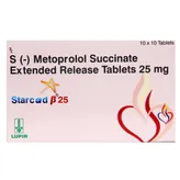 Starcad Beta 25 mg Tablet 10's, Pack of 10 TABLETS