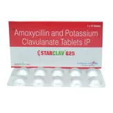 STARCLAV 625MG TABLET, Pack of 10 TabletS