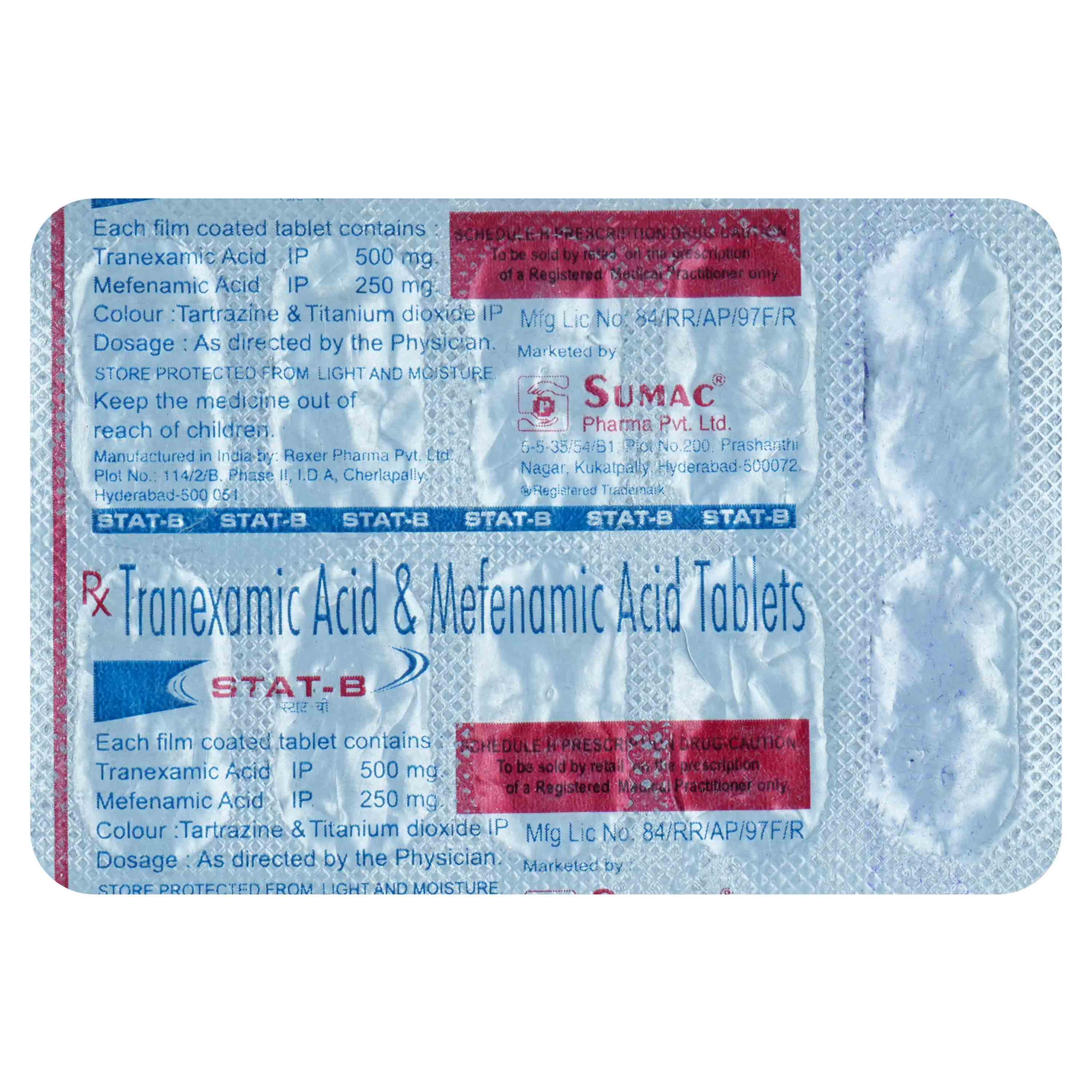 Stat-B Tablet 10's, Pack of 10 Stat-B Tablet 10's, Pack of 10