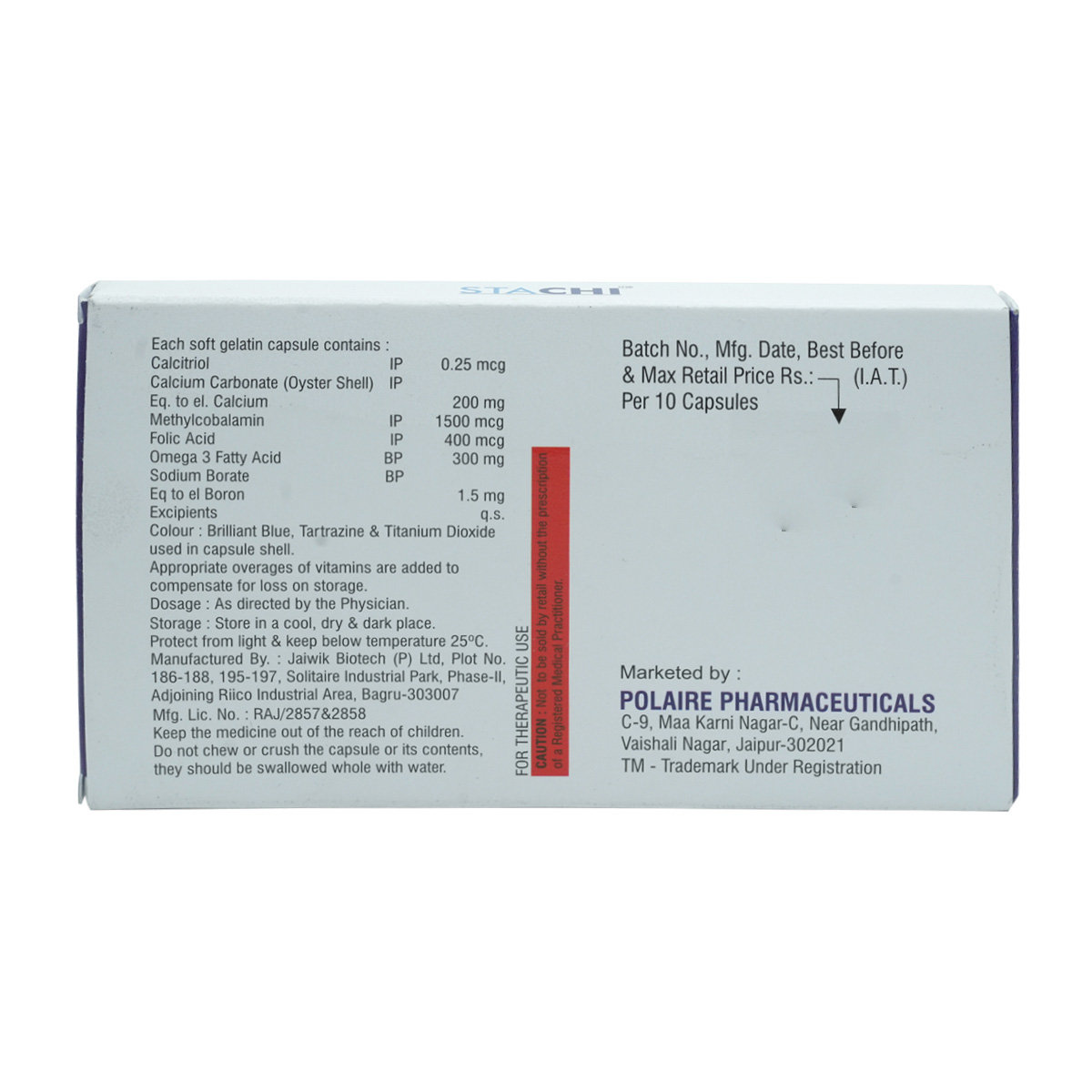 Stachi Capsule 10's, Pack of 10 Stachi Capsule 10's, Pack of 10