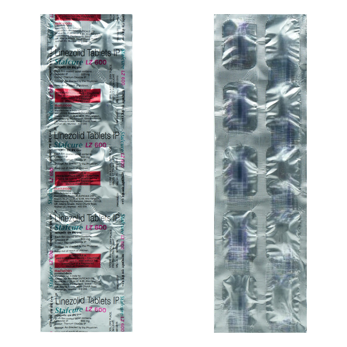 Stafcure LZ 600 mg Tablet 10's, Pack of 10 TabletS Stafcure LZ 600 mg Tablet 10's, Pack of 10 TabletS