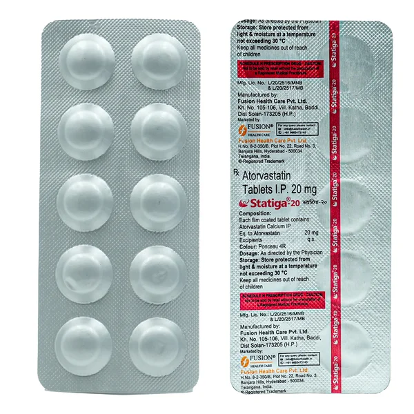 Statiga-20 Tablet 10's