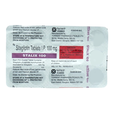 Stalix 100 mg Tablet 15's, Pack of 15 TabletS