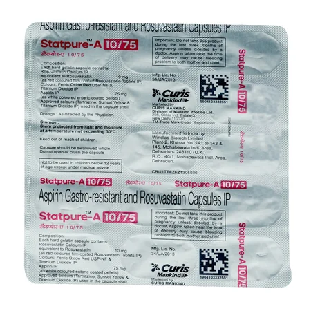 Statpure A 10 mg/75 mg Capsule 15's