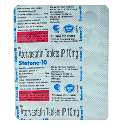 Statone-10 Tablet 15's, Pack of 15 TabletS