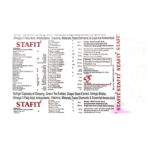 Stafit Softgel Capsule 10's