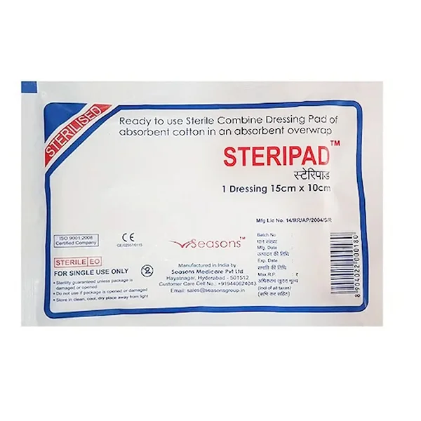 Seasons Sterilised Steripad, 1 Count