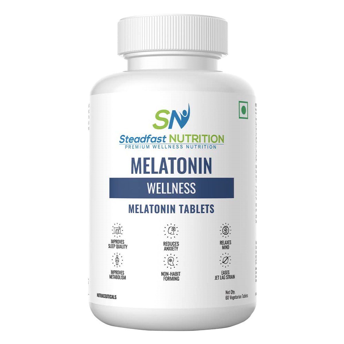 Steadfast Nutrition Melatonin Wellness, 60 Tablets, Pack of 1 Steadfast Nutrition Melatonin Wellness, 60 Tablets, Pack of 1