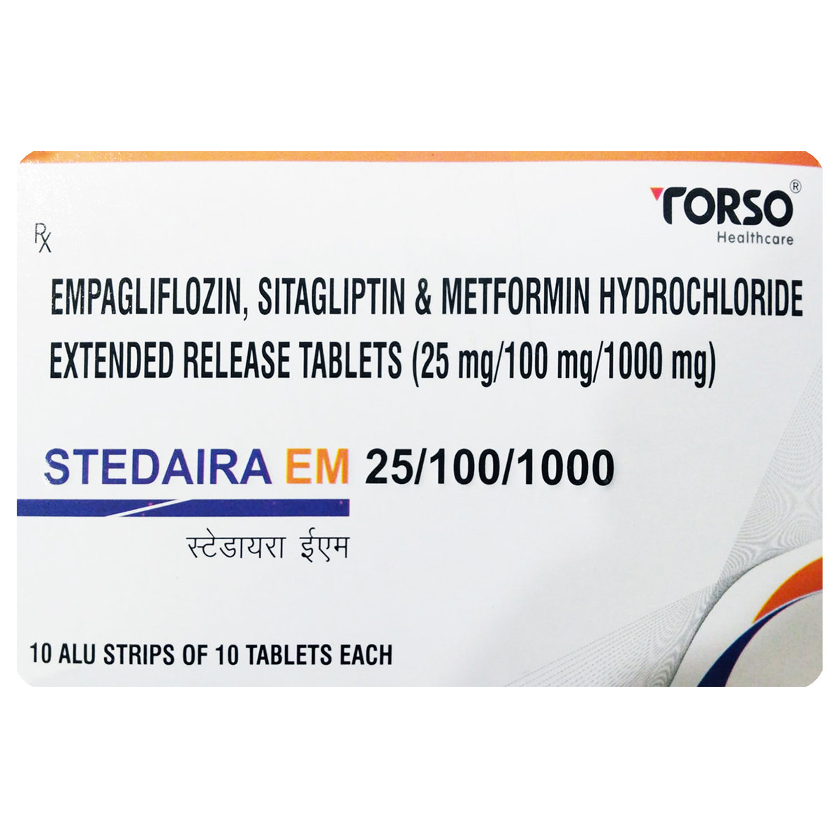 Stedaira EM 25/100/1000 Tablet 10's Stedaira EM 25/100/1000 Tablet 10's
