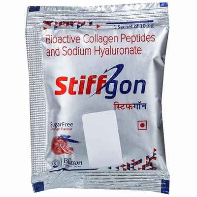 Stiffgon SF Orange Flavour Sachet 10.2 gm, Pack of 1 Powder