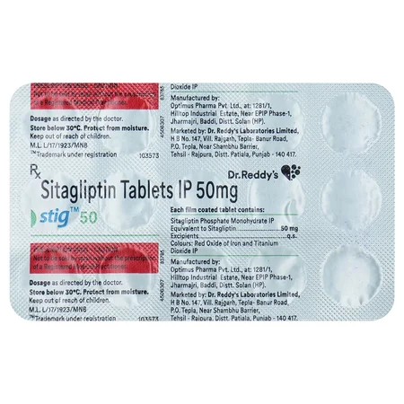 Stig 50 mg Tablet 15's