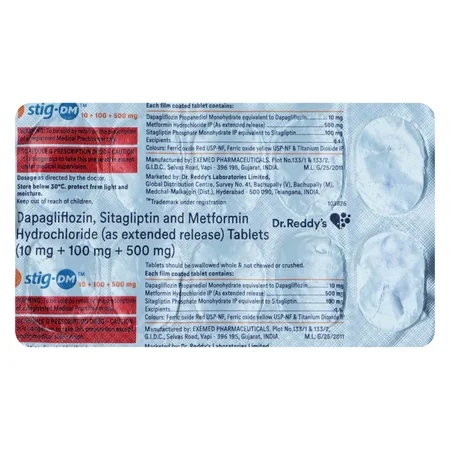 Stig-DM 10/100/500 Tablet 10's