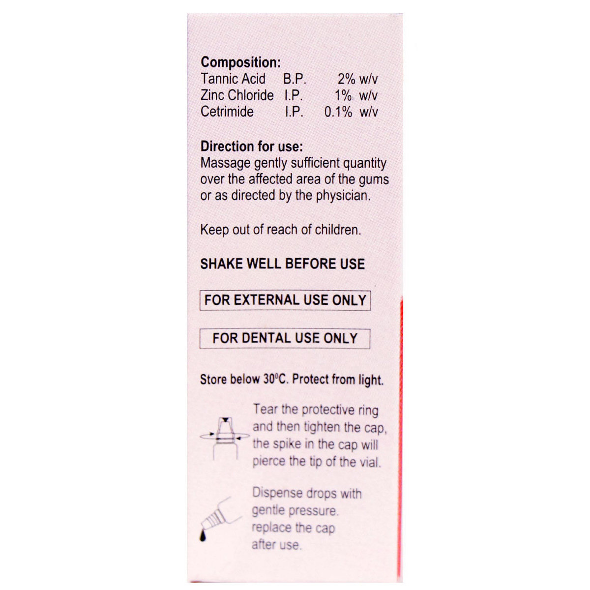 Stolin Gum Astringent 15 ml, Pack of 1 GUM PAINT Stolin Gum Astringent 15 ml, Pack of 1 GUM PAINT