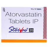Storvas 20 Tablet 15's, Pack of 15 TABLETS