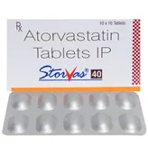 Storvas 40 Tablet 10's, Pack of 10 TABLETS
