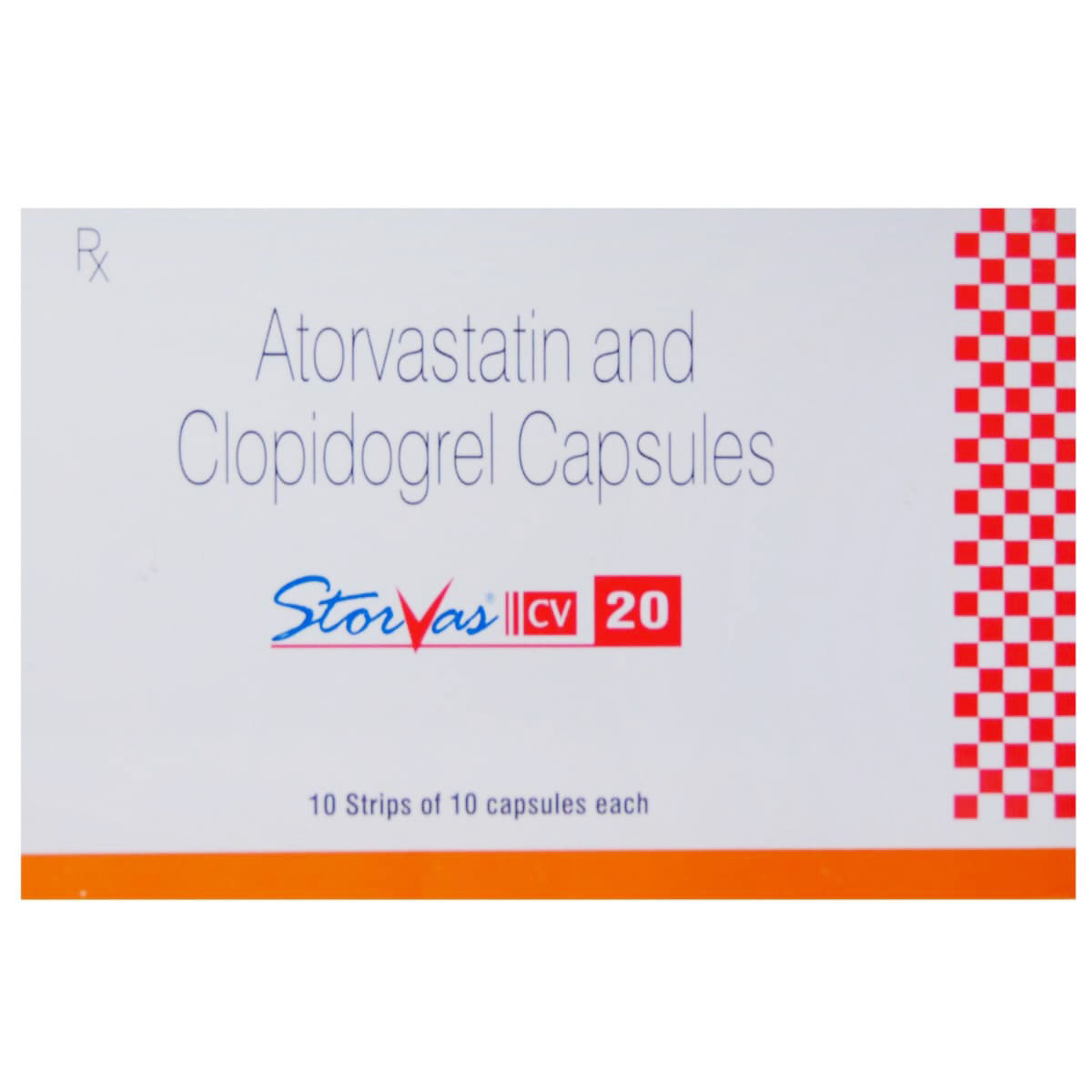 Storvas CV 20 Capsule 10's, Pack of 10 CAPSULES Storvas CV 20 Capsule 10's, Pack of 10 CAPSULES