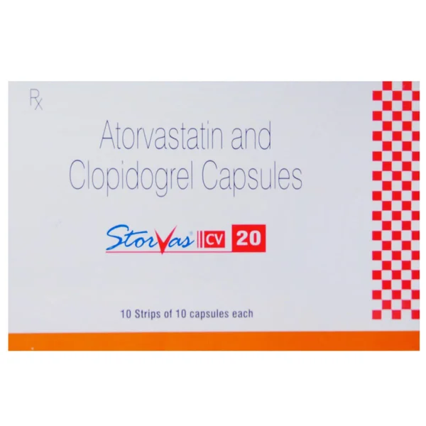 Storvas CV 20 Capsule 10's, Pack of 10 CAPSULES