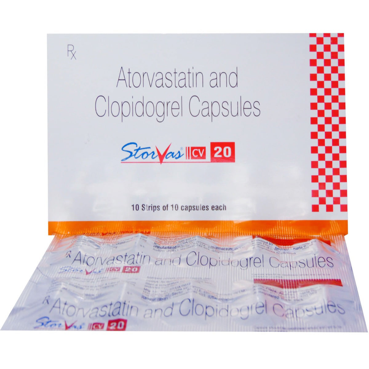 Storvas CV 20 Capsule 10's, Pack of 10 CAPSULES Storvas CV 20 Capsule 10's, Pack of 10 CAPSULES