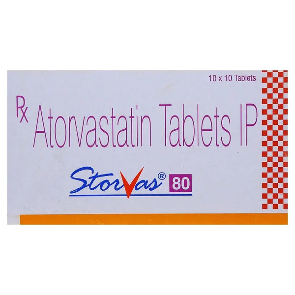 Storvas 80 Tablet 10's, Pack of 10 TABLETS