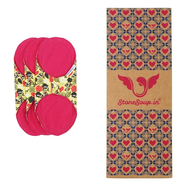 Stonesoup Petals Mandya Pads, 3 Count, Pack of 1