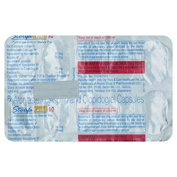 Storva Gold 10 Capsule 10's