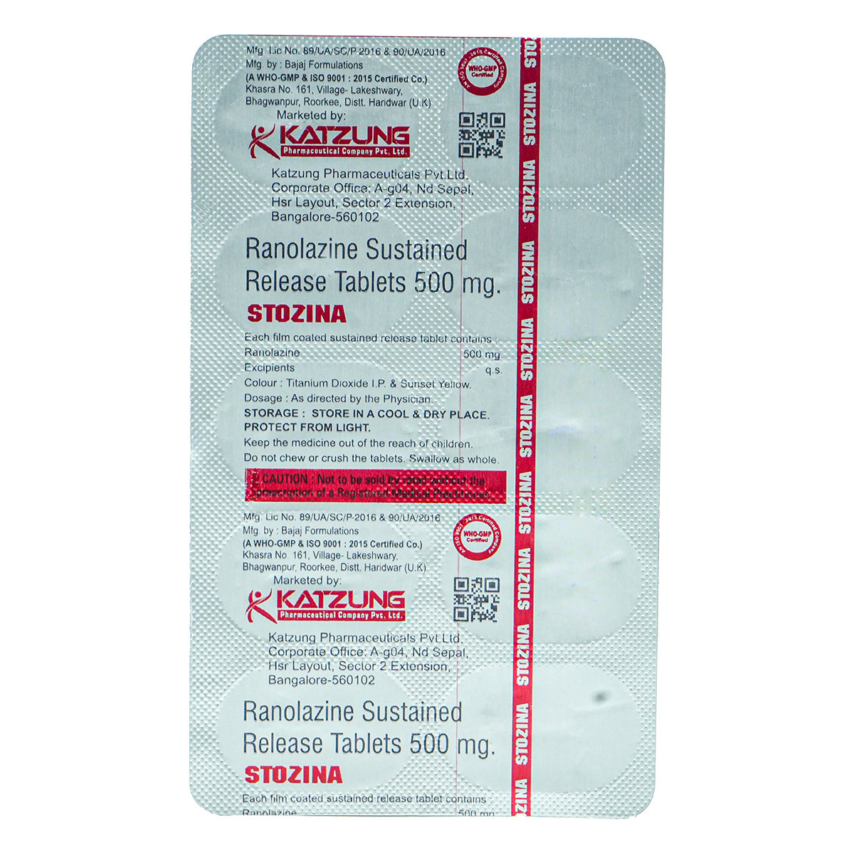 Stozina 500 Tablet 10's, Pack of 10 TabletS Stozina 500 Tablet 10's, Pack of 10 TabletS